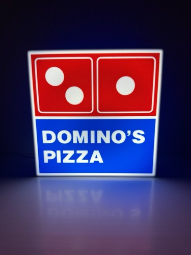 Dominos scatola luminosa pizza - dominos,