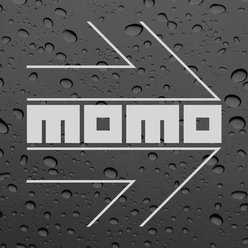 Momo coppia adesivi bianchi - momo,