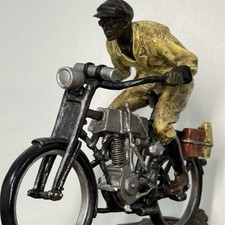 Statua Bici Bronzo Uomo