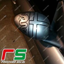 alfa romeo 147 156 GT ADESIVI stickers specchietti decal biscione tuning