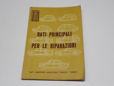 FIAT  500-600 D- 600 MULTIPLA-1600S 1500S CABRIOLET DATI PER LE RIPARAZIONI  (S)