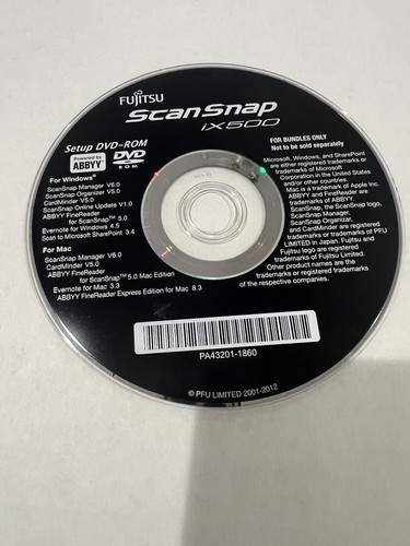 Fujitsu ix500 software scanner - fujitsu,