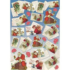 Carta decoupage Letterine a