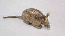 Brass armadillo figurine - brass,