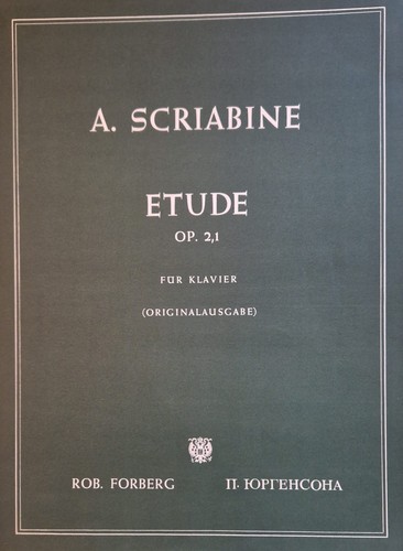 Scriabine etude 2 n - a.scriabine, op.2