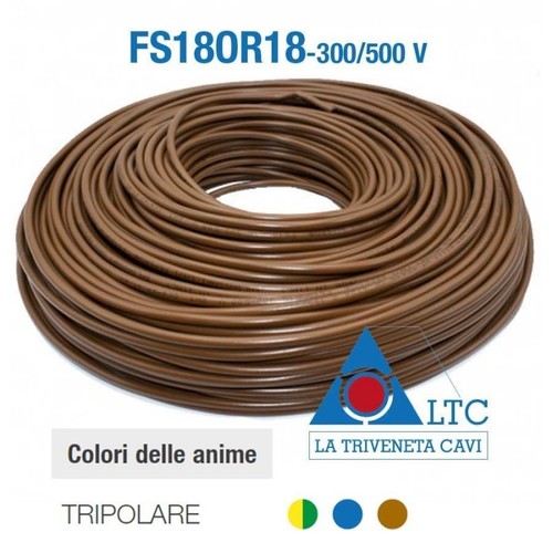 Cavo elettrico tripolare filo - elettrico,