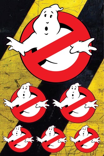 Set adesivi ghostbusters - adesivi,