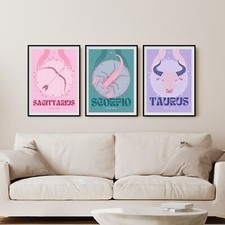 Stampa zodiacale retrò |