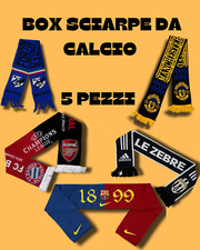 BOX 5 SCIARPE DA CALCIO VINTAGE E SECOND-HAND SERIE A, LIGA,PREMIER LEAGUE..