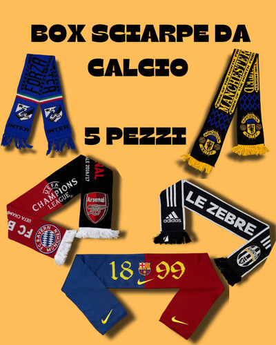 Box sciarpe calcio - sciarpe, da