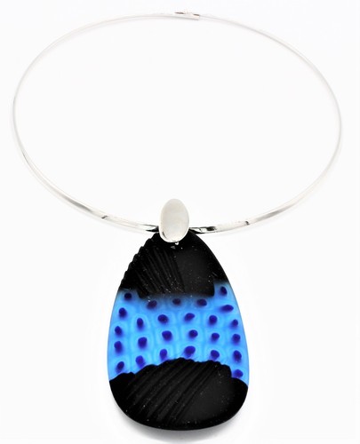 Collana donna vetro battuto - collana,