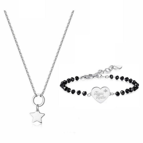 Sagapo bracciale cuore - cuore, e