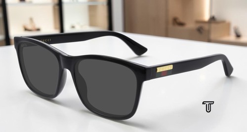 Gucci gg0746s 001 black shiny - gucci,