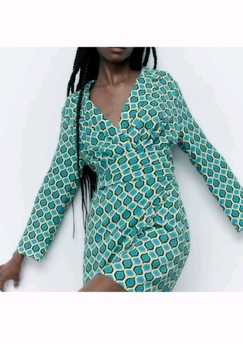 Zara geometric print - print, blazer