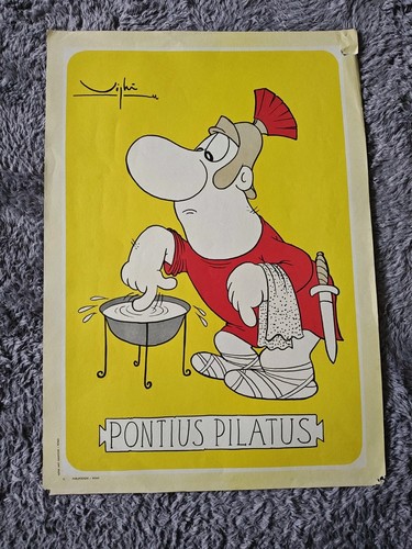 Poster vintage ponzio pilato - poster,