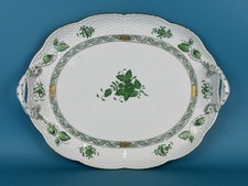 Herend Vintage Vassoio Mod. 411 In Porcellana Anni ‘60 (manico incollato)