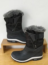 Stivali Decathlon Quechua SH500 X-Warm Snow Mid taglia UK 5,5 EU 39 nero grigio 