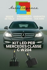 ? KIT LED D1S 6000K BIANCO Anabbaglianti per Mercedes Classe C W204 ?