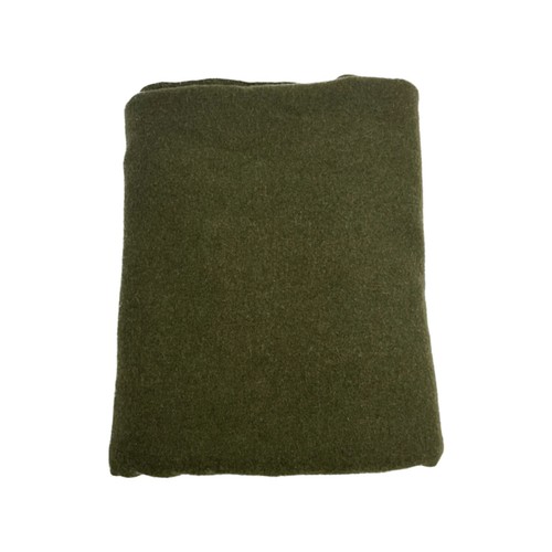 Coperta lana verde oliva