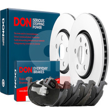 Kit Dischi E Pastiglie Freno Anteriori DON Per VW Golf 5 Golf 6 FSI TSI TDI