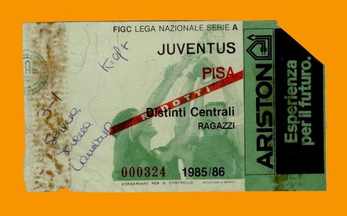 Biglietto partita di calcio - di,