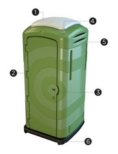 Bagno chimico da cantiere con