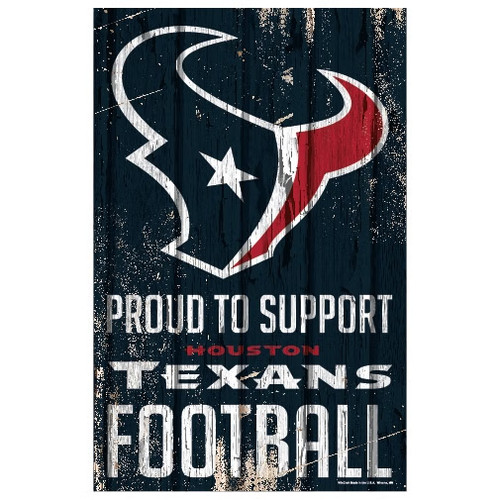 Insegna houston texans 11x17 - insegna,