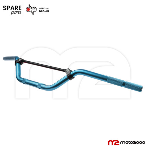 Manubrio sterzo blu anodizzato - manubrio,