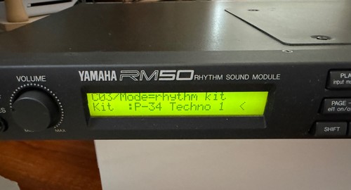 Yamaha rm50 drum rhythm - rm50,
