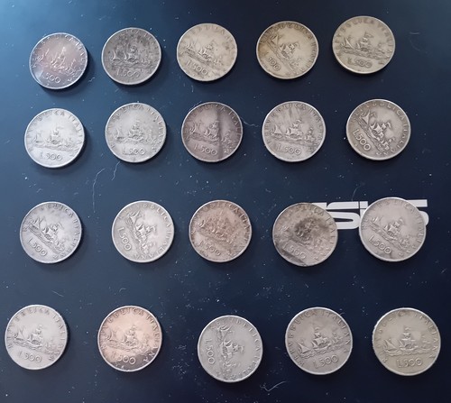 Lotto monete 500 lire - di,