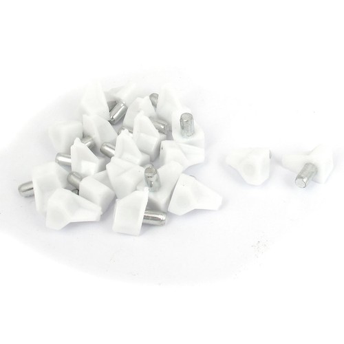 20x white plastic pin - , shelf