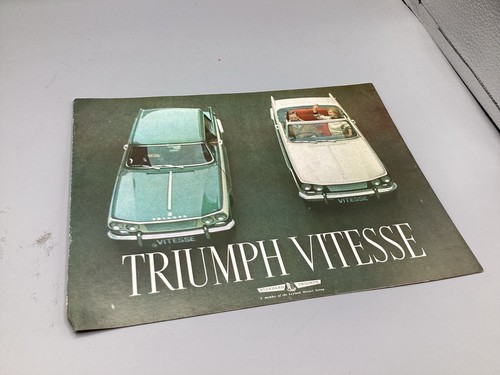 Depliant auto vintage - auto, triumph