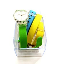 Orologio Swatch Donna TRIPLE TOUR LK264 con Cinturini e Cassa Extra 2005 BATTERIA NUOVA