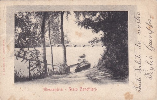 Cartolina alessandria - cartolina, di