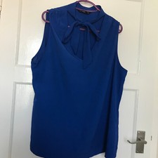 Camicetta smanicata blu F&F