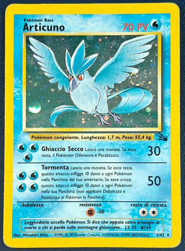 Pokemon articuno holo fossil - pokemon,