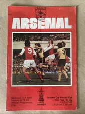 ARSENAL V JUVENTUS 1979-80 CUP