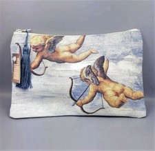 Mini pochette cotone made in italy angeli arco cm 20 x 13 Manifattura di Signa