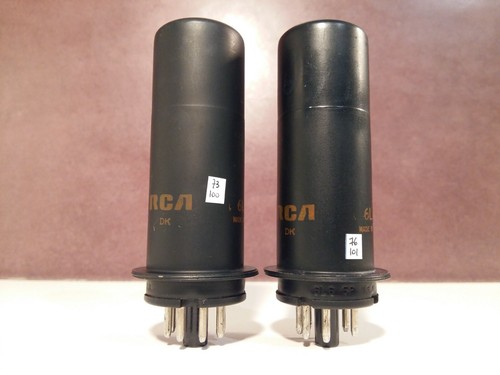 6l6 rca matched pair same - rca,