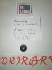 LIMA-RICAMBIO INGRANAGGIO PER MOTORE "G"DIAMETRO  16,9 E 6 mm 32 E 10 DENTI 