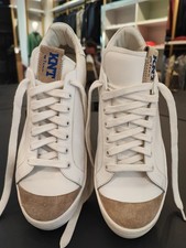 SCARPE SNEAKERS KITON KNT NUOVE SENZA SCATOLA PELLE DI VITELLO TAGLIA 42 EU 8 UK 9 US (S2.21)