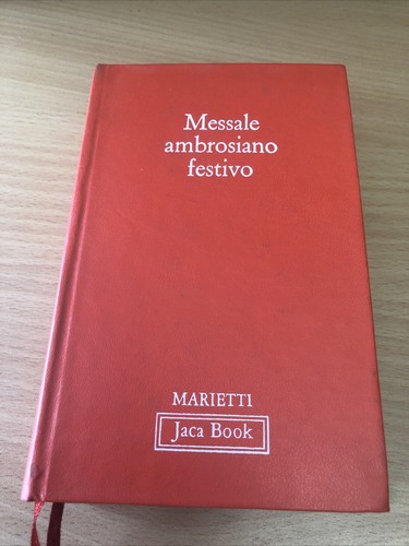 Messale ambrosiano - messale,