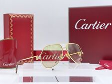 Occhiali Cartier Vendome Santos Gold 59/14 Sunglasses Brille Lunettes