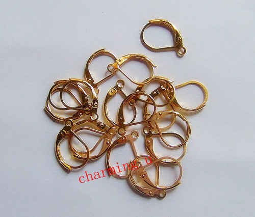 20pz ganci orecchini - , ottone