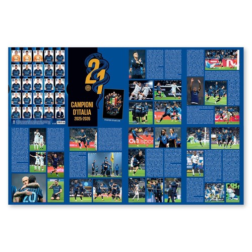 Poster inter campioni italia - campioni, d'italia