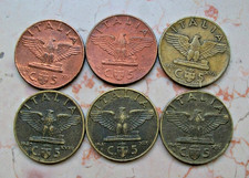 5 centesimi impero 1938 1942 6