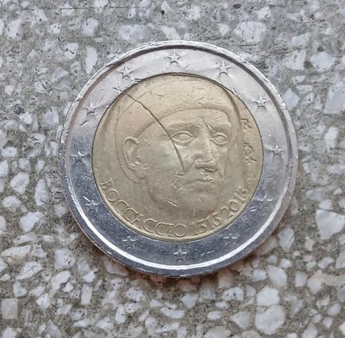 Moneta euro rara - da,