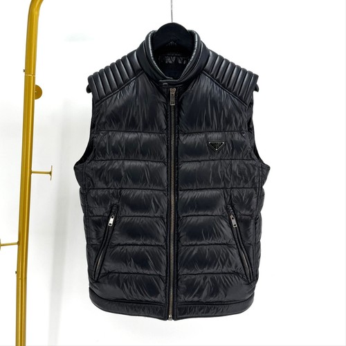 Prada gilet rembourré - gilet, logo