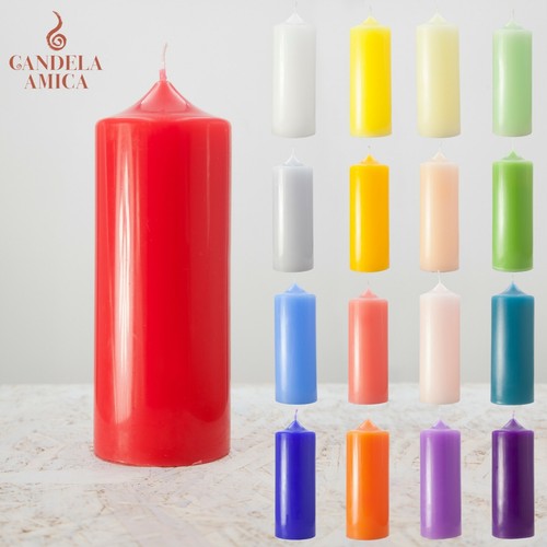 Candela artigianale cilindro - artigianale, a