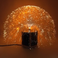 Vintage Cima International Lamp Multicolor Fibra Ottica Anni ‘70s Made Germany